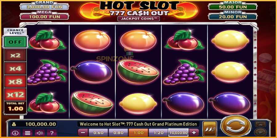 Hot Slot: 777 Cash Out Grand Platinum Edition màquina de joc per diners, imatge 1