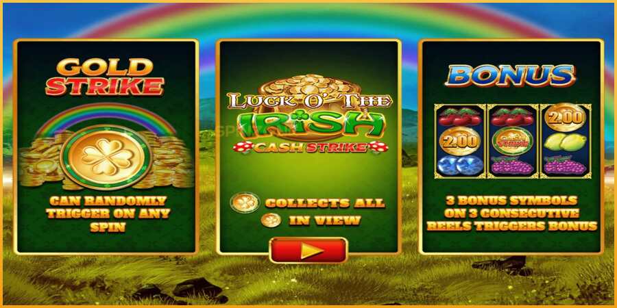 Luck O’ The Irish Cash Strike màquina de joc per diners, imatge 1