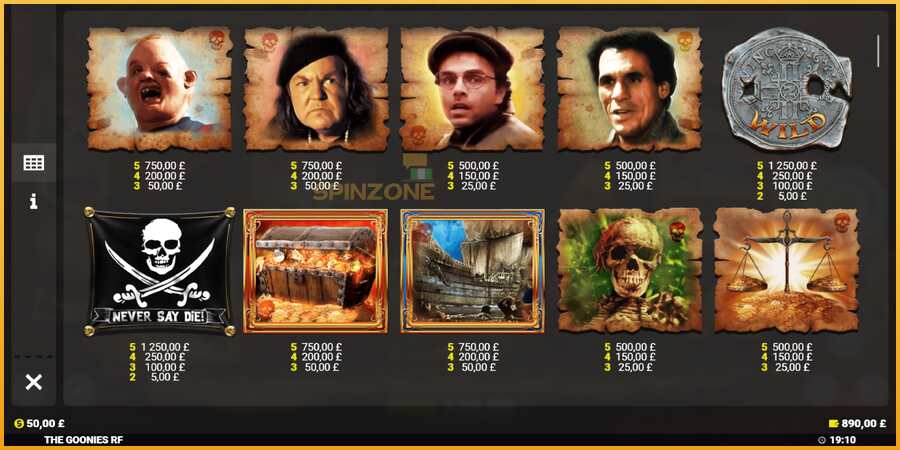 The Goonies Deluxe Rapid Fire Jackpots màquina de joc per diners, imatge 5