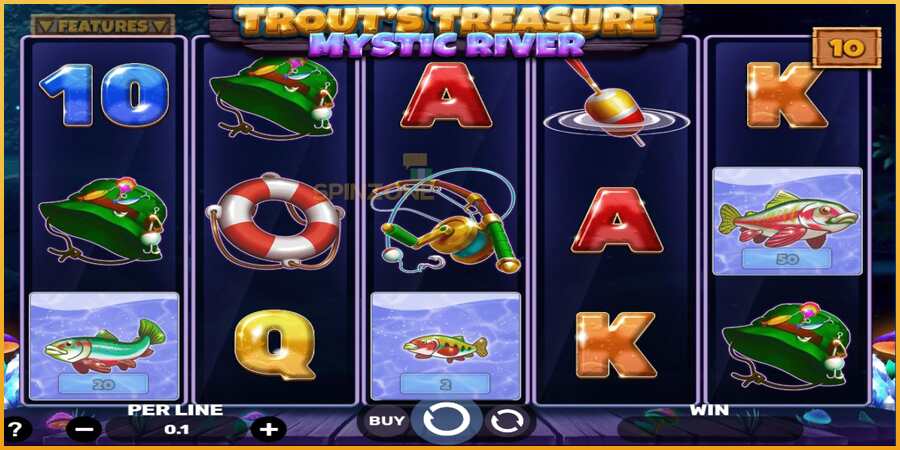 Trouts Treasure - Mystic River màquina de joc per diners, imatge 3