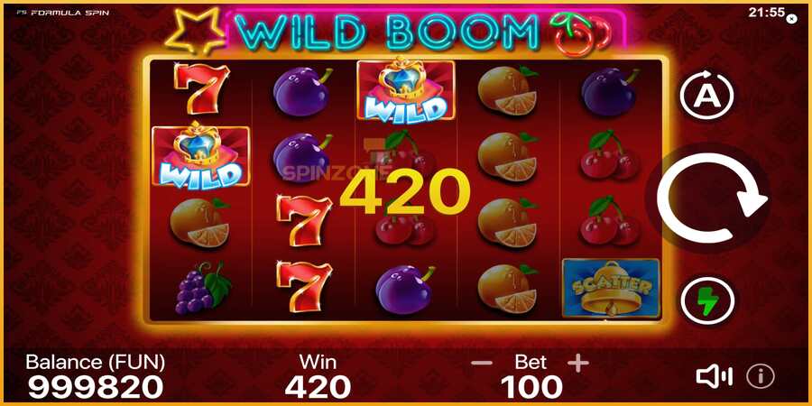 Wild Boom màquina de joc per diners, imatge 2