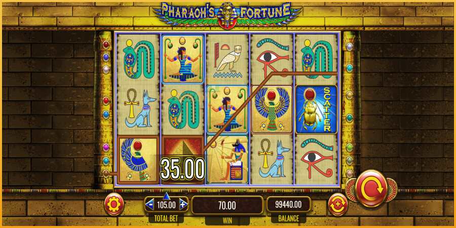 Pharaohs Fortune màquina de joc per diners, imatge 3