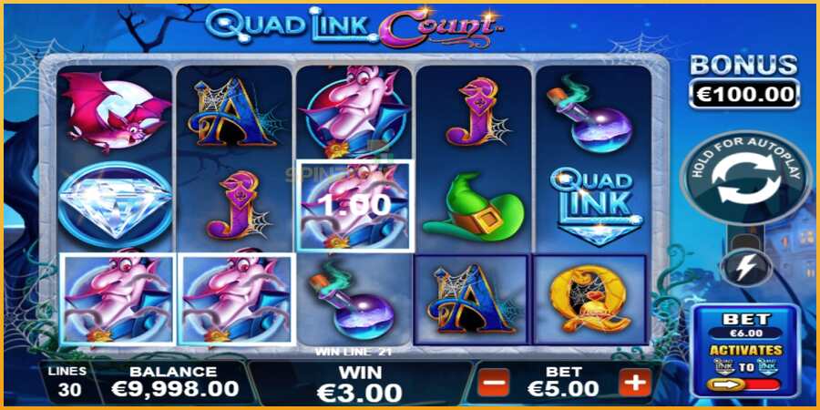 Quad Link: Count màquina de joc per diners, imatge 2