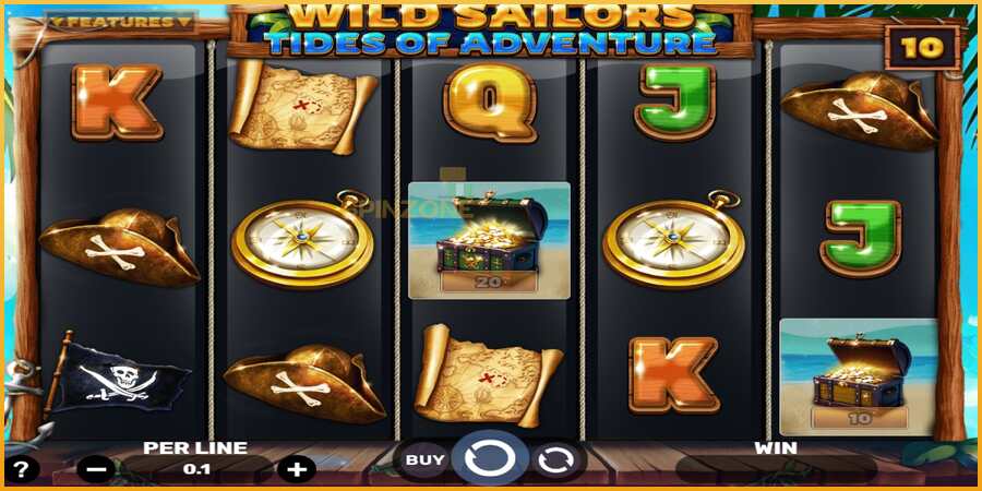 Wild Sailors – Tides of Adventure màquina de joc per diners, imatge 2