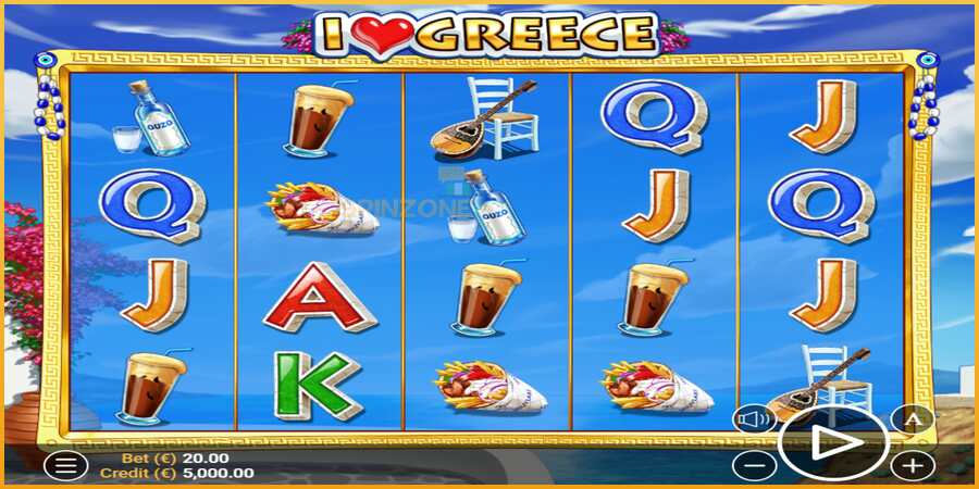 I Love Greece màquina de joc per diners, imatge 2