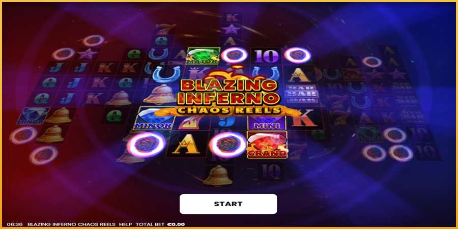 Blazing Inferno Chaos Reels màquina de joc per diners, imatge 1