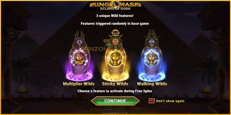 King’s Mask Eclipse of Gods màquina de joc per diners, imatge 1