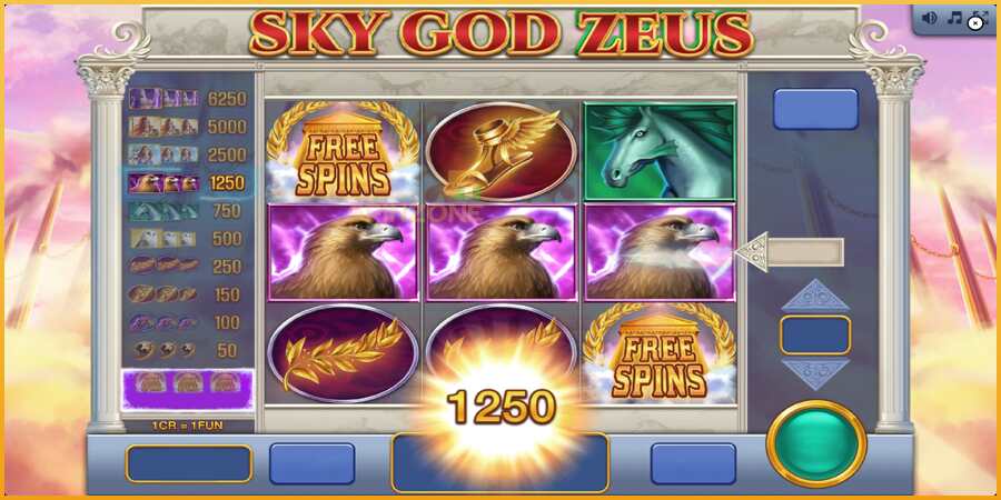 Sky God Zeus 3x3 màquina de joc per diners, imatge 2