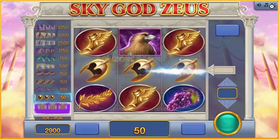 Sky God Zeus 3x3 màquina de joc per diners, imatge 4