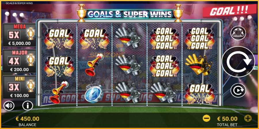 Goals & Super Wins màquina de joc per diners, imatge 2