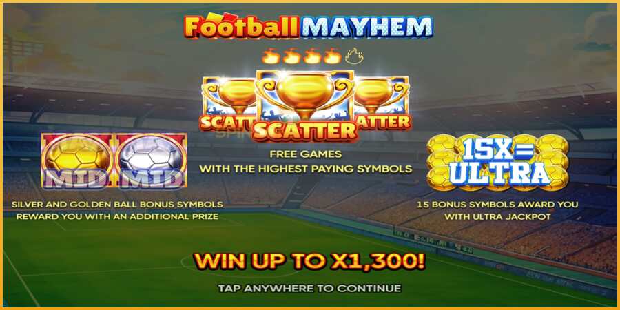 Football Mayhem màquina de joc per diners, imatge 1