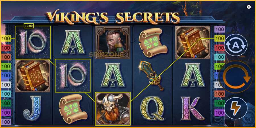 Vikings Secrets màquina de joc per diners, imatge 4