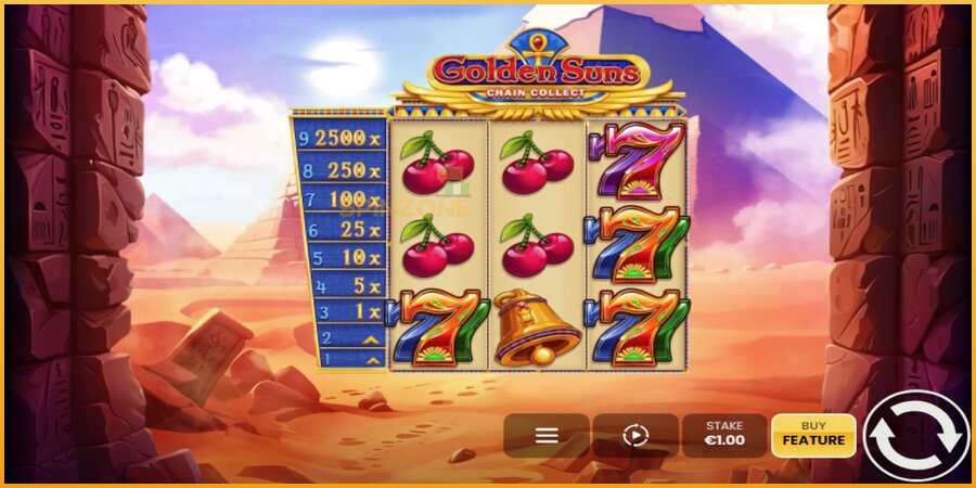 Golden Suns: Chain Collect màquina de joc per diners, imatge 1