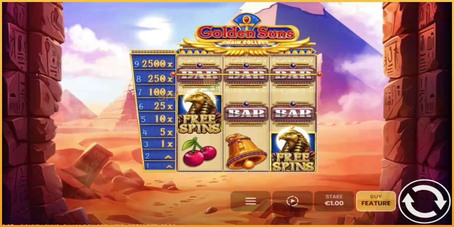 Golden Suns: Chain Collect màquina de joc per diners, imatge 3