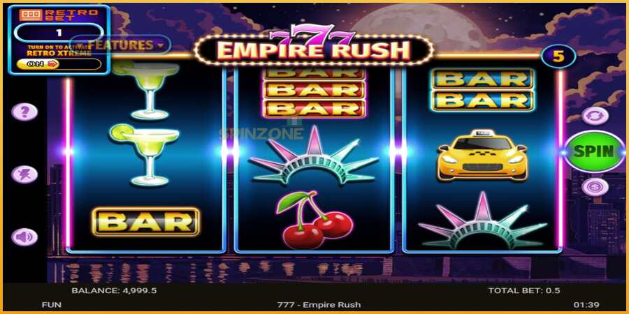 777 Empire Rush màquina de joc per diners, imatge 2