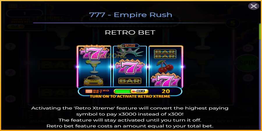 777 Empire Rush màquina de joc per diners, imatge 4