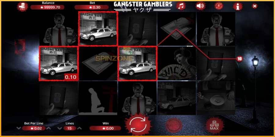 Gangster Gamblers màquina de joc per diners, imatge 2