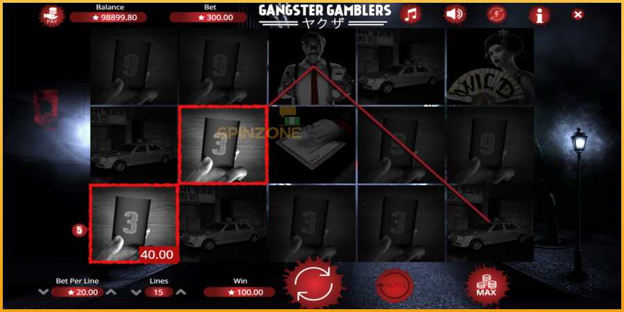 Gangster Gamblers màquina de joc per diners, imatge 3