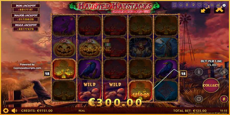 Haunted Haystacks - Spooky Hold and Win màquina de joc per diners, imatge 3