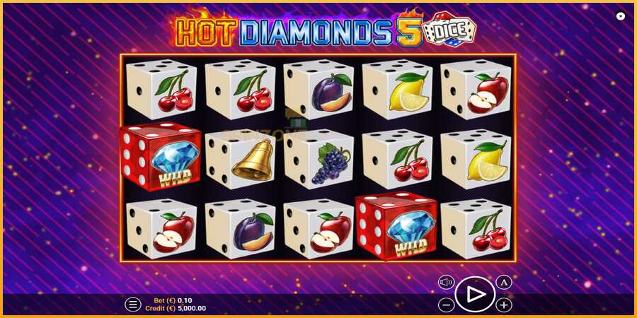 Hot Diamonds 5 Dice màquina de joc per diners, imatge 1