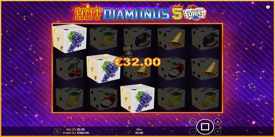 Hot Diamonds 5 Dice màquina de joc per diners, imatge 2