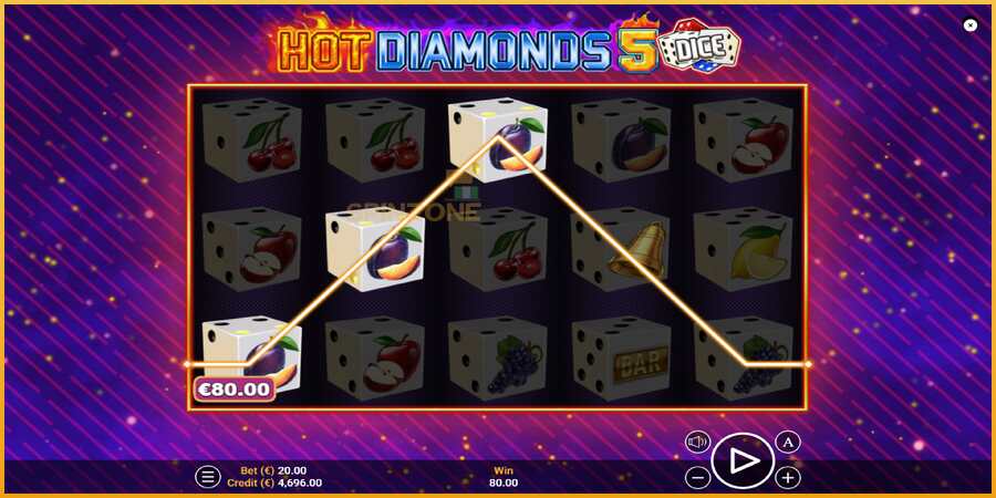 Hot Diamonds 5 Dice màquina de joc per diners, imatge 3