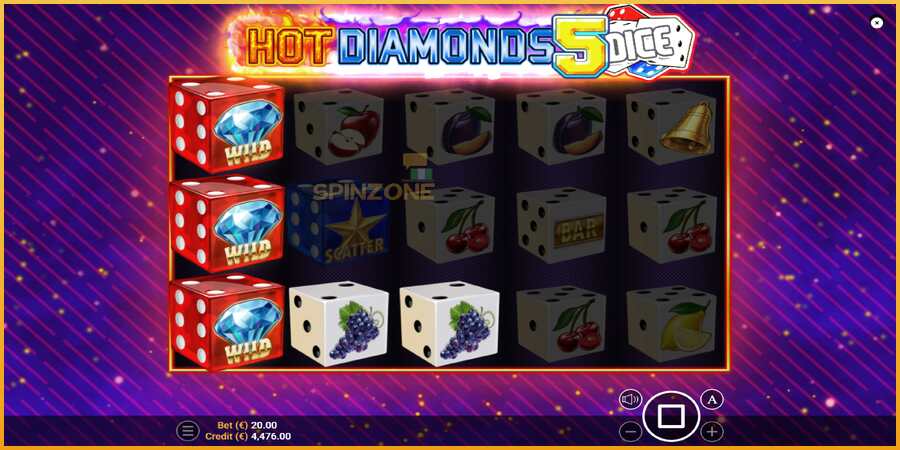 Hot Diamonds 5 Dice màquina de joc per diners, imatge 4