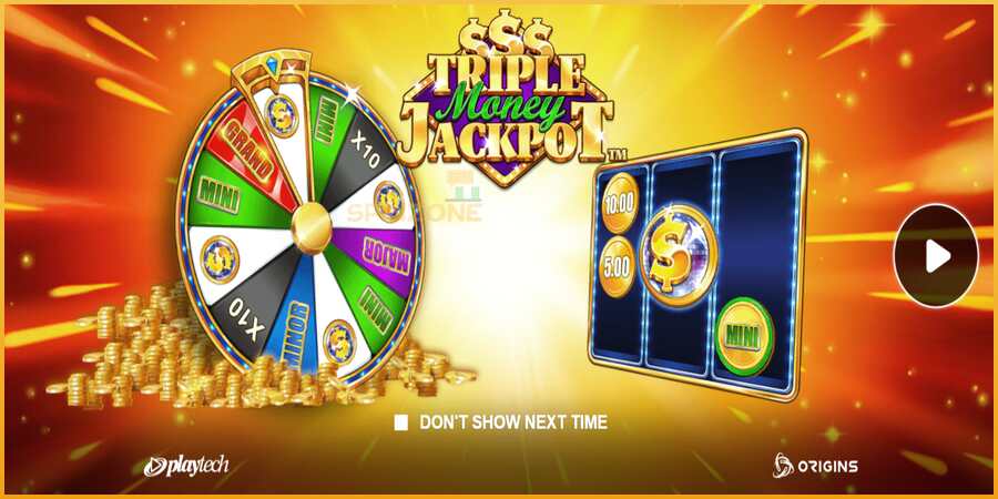 Triple Money Jackpot màquina de joc per diners, imatge 1