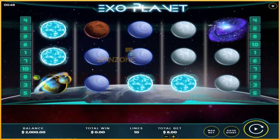 Exo Planet màquina de joc per diners, imatge 1