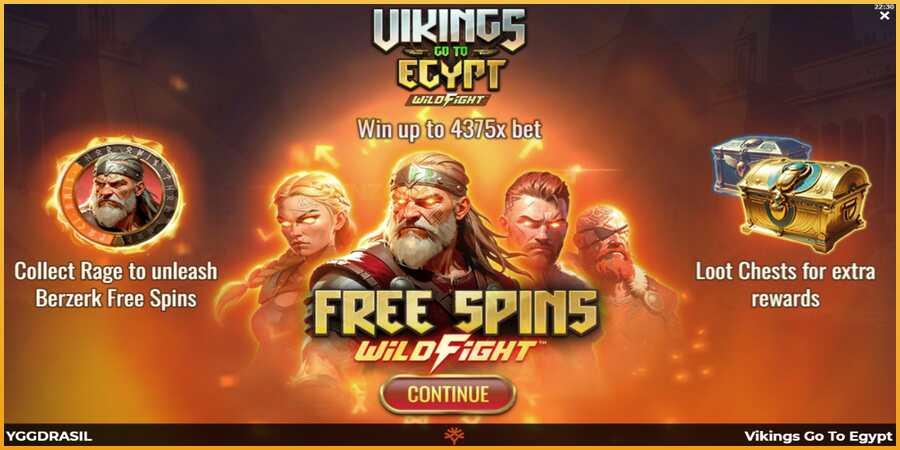 Vikings Go To Egypt Wild Fight màquina de joc per diners, imatge 1