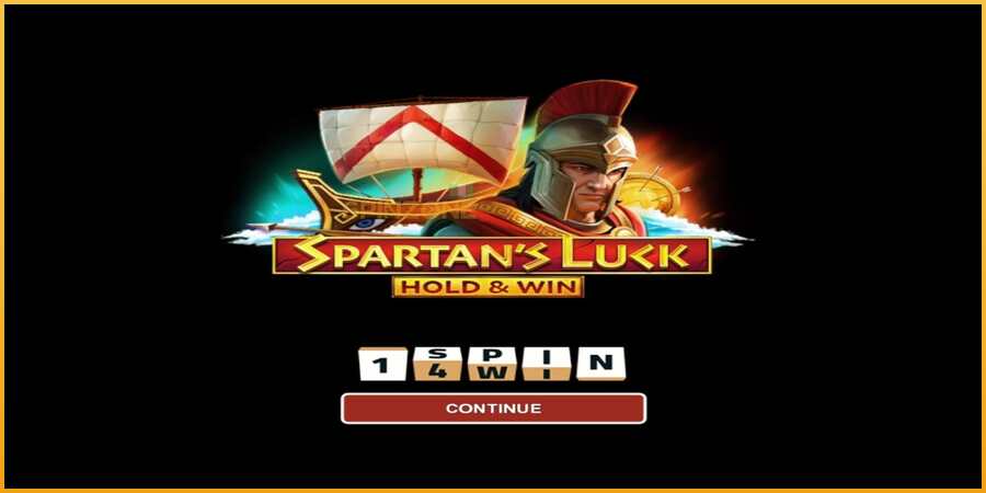 Spartans Luck Hold & Win màquina de joc per diners, imatge 1