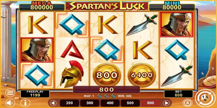 Spartans Luck Hold & Win màquina de joc per diners, imatge 3