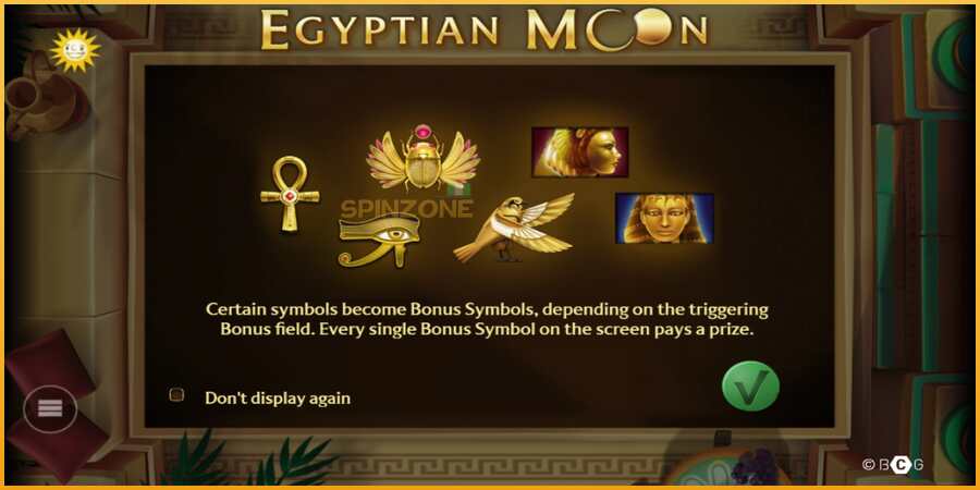 Egyptian Moon màquina de joc per diners, imatge 1