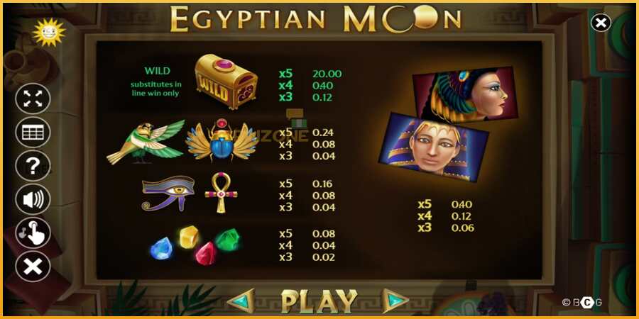 Egyptian Moon màquina de joc per diners, imatge 4