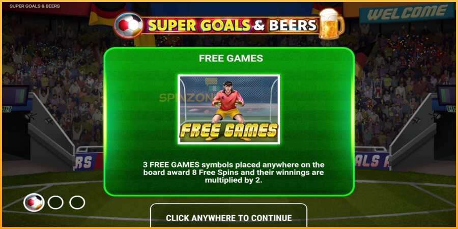 Super Goals & Beers màquina de joc per diners, imatge 1