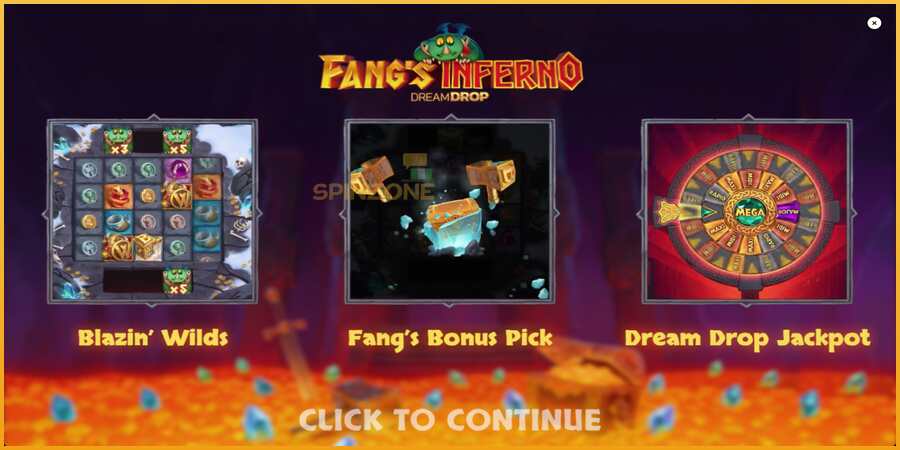 Fangs Inferno Dream Drop màquina de joc per diners, imatge 1