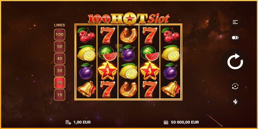 100 Hot Slot màquina de joc per diners, imatge 2