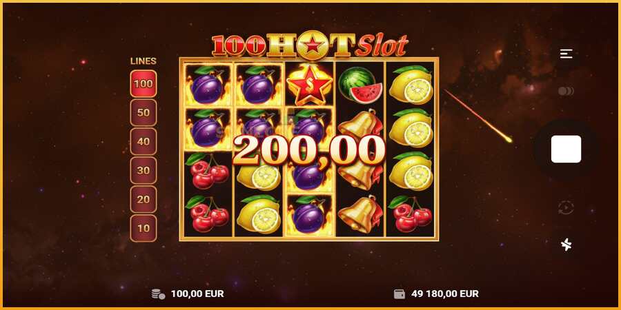 100 Hot Slot màquina de joc per diners, imatge 4