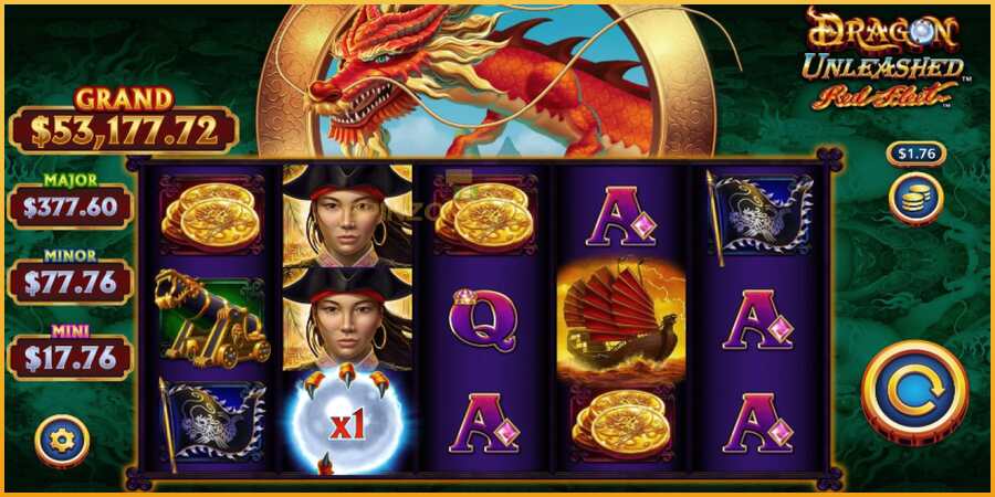 Dragon Unleashed - Red Fleet màquina de joc per diners, imatge 2