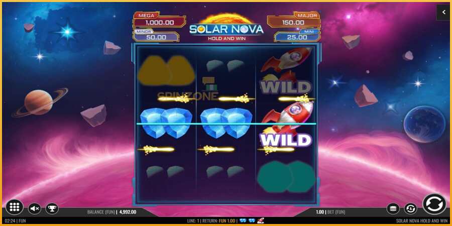 Solar Nova Hold and Win màquina de joc per diners, imatge 3