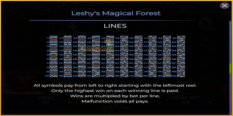 Leshys Magical Forest màquina de joc per diners, imatge 7