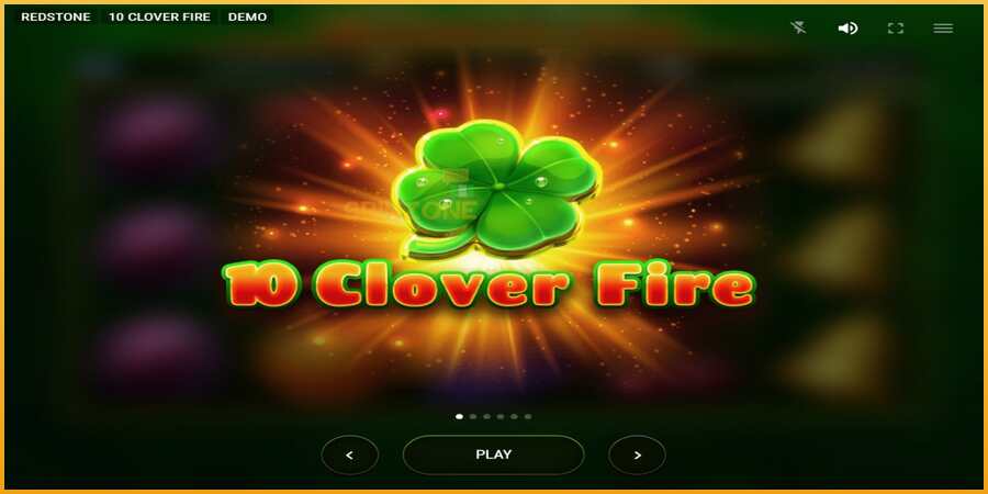 10 Clover Fire màquina de joc per diners, imatge 1