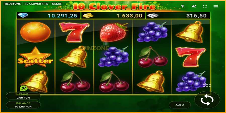 10 Clover Fire màquina de joc per diners, imatge 2