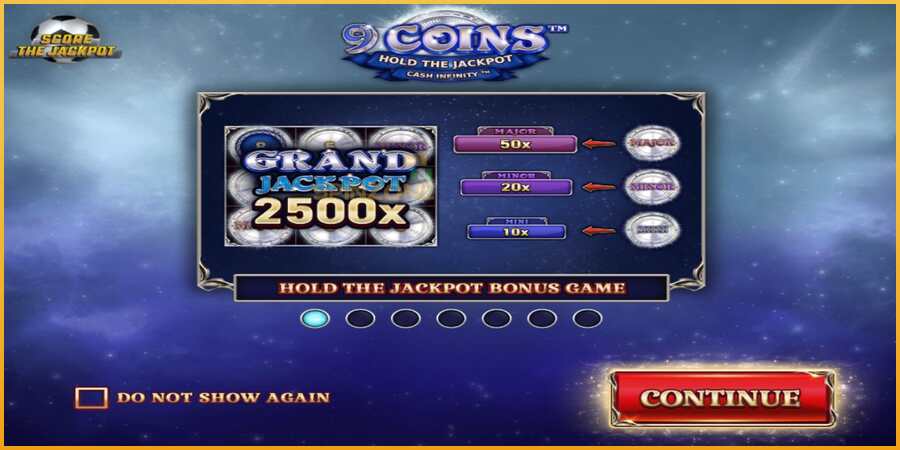 9 Coins Grand Platinum Edition Score The Jackpot màquina de joc per diners, imatge 1