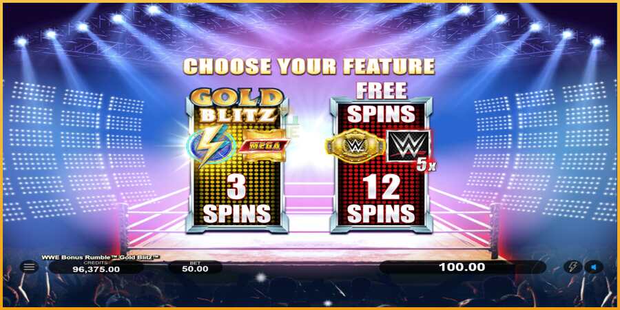 WWE Bonus Rumble Gold Blitz màquina de joc per diners, imatge 3