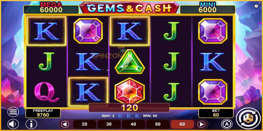 Gems & Cash màquina de joc per diners, imatge 3