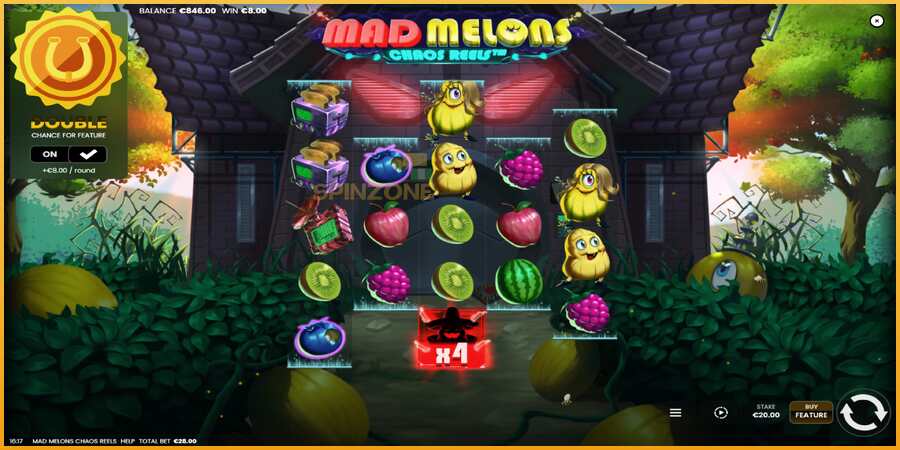 Mad Melons Chaos Reels màquina de joc per diners, imatge 4