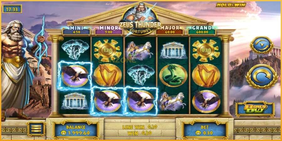 Zeus Thunder Fortunes màquina de joc per diners, imatge 2