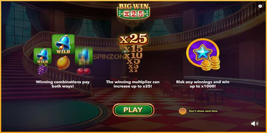 Big Win x25 màquina de joc per diners, imatge 1