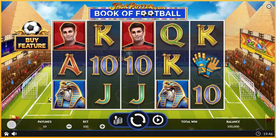 Jack Potter & The Book of Football màquina de joc per diners, imatge 2